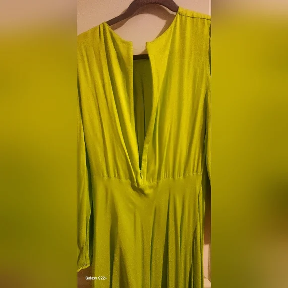 slim fit dress slacks Farm Rio Long Sleeve Ruffled Maxi Dress main image 0